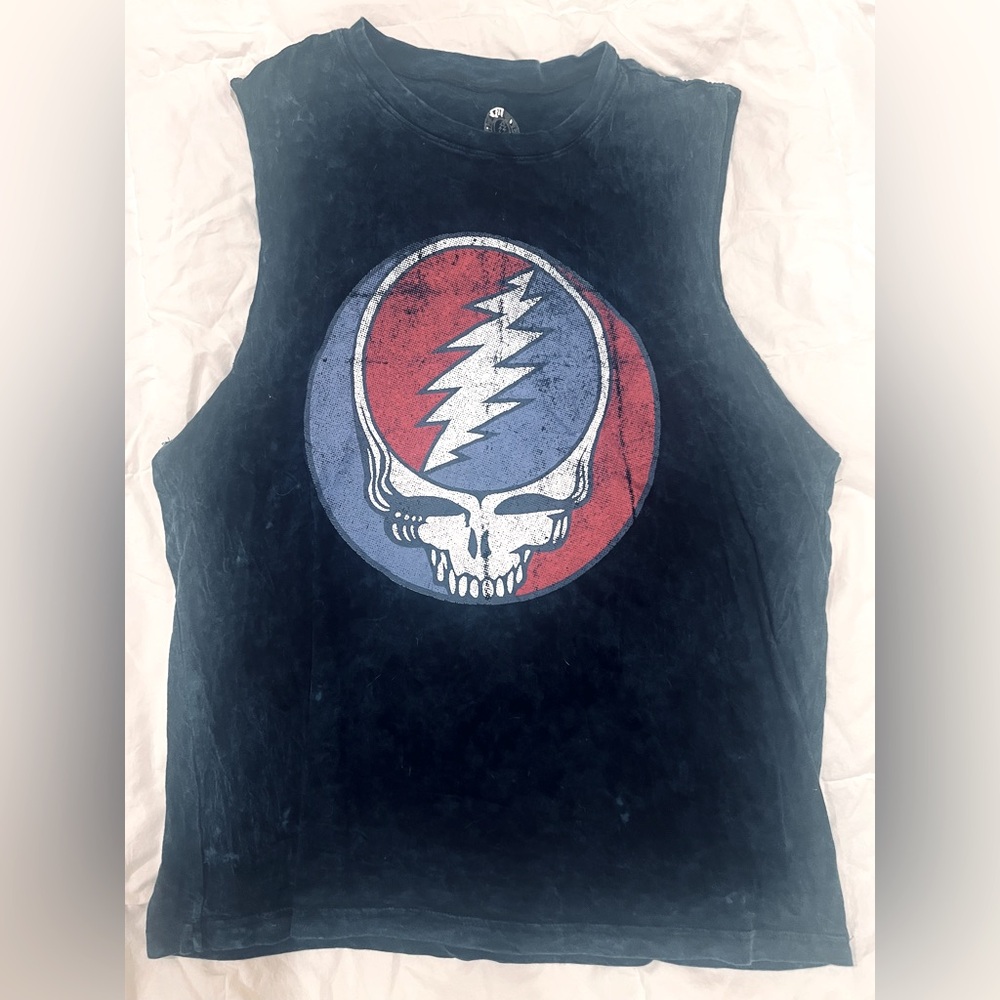 2016 Grateful Dead Sleeveless Steal Your Face Shirt (Very Good Used Condition)